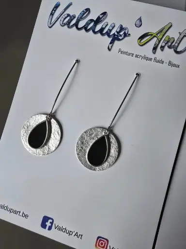 Boucles rondes argent